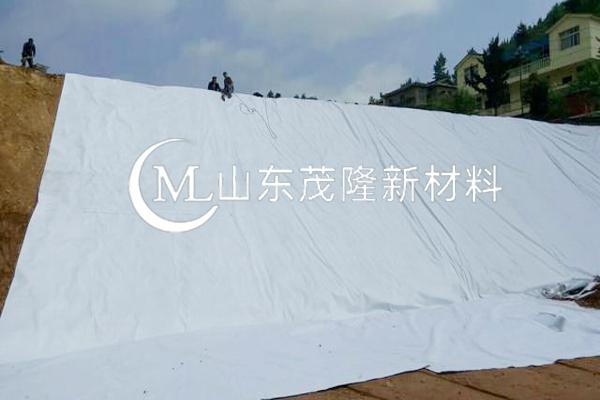 《唐河航運項目》土工布施工